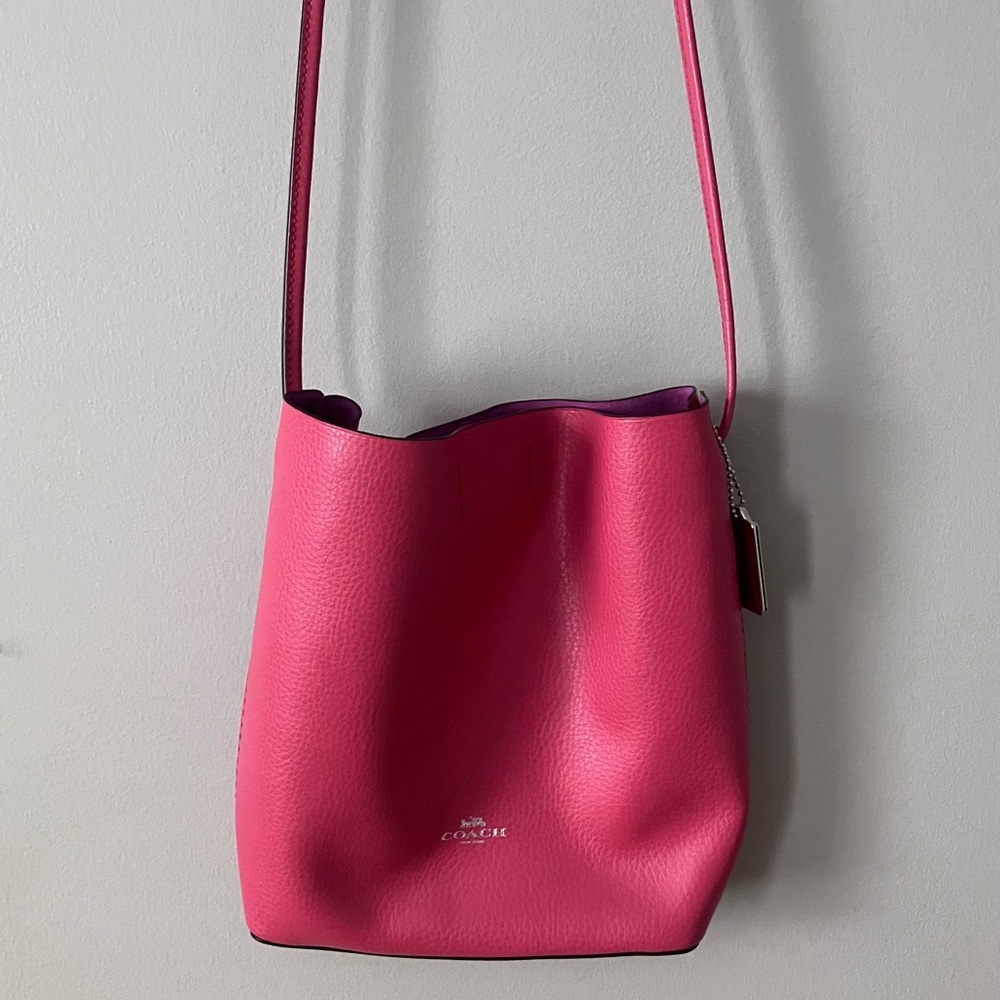 Coach Vibrant Pink Crossbody Bag